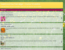 Tablet Screenshot of gastronomiasalvatge.com